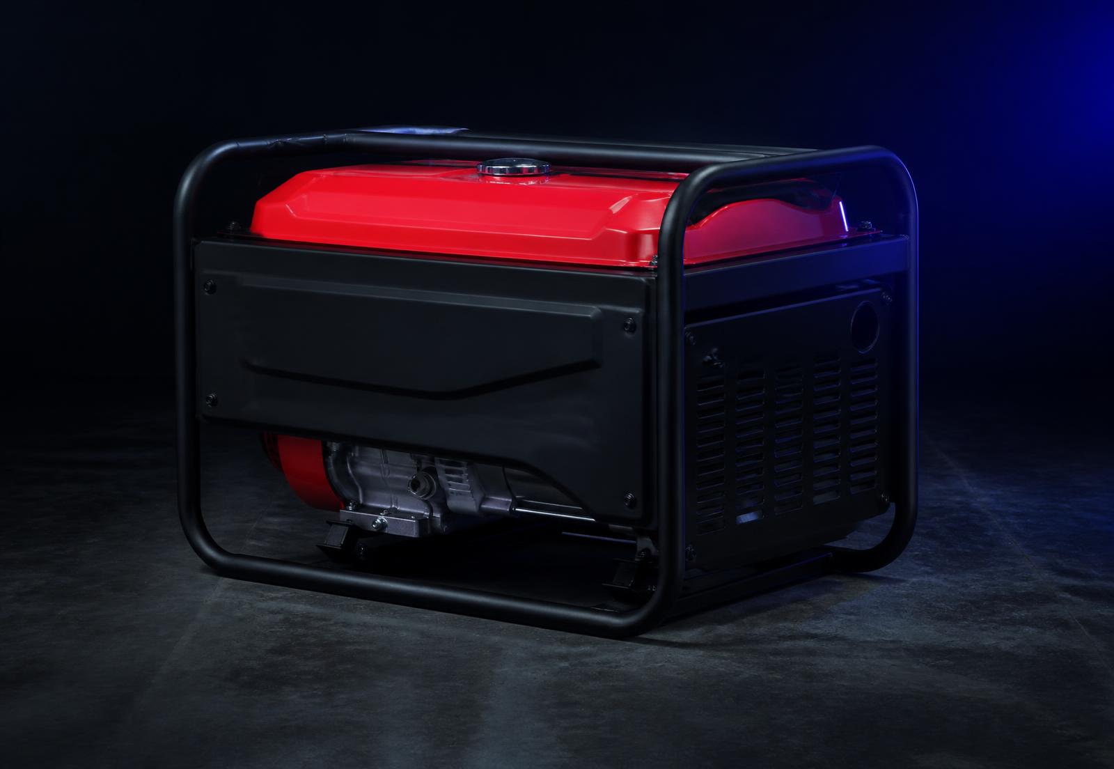 Portable gasoline generator for backup power, available at PTC Power Trading Company Erode